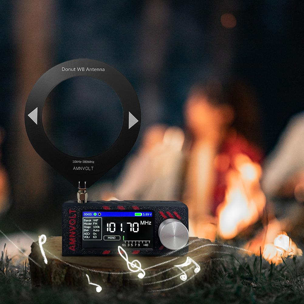 SI4732 0.5-108mhz LSB USB AM FM FM/AM Radio with Antenna HF SW MW VHF Radio Portable Radio All Band Radio Receiver