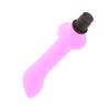 Silicone Fascia Massager Head Waterproof Glossy Surface Soft Muscle Massager Replacement Head Pink