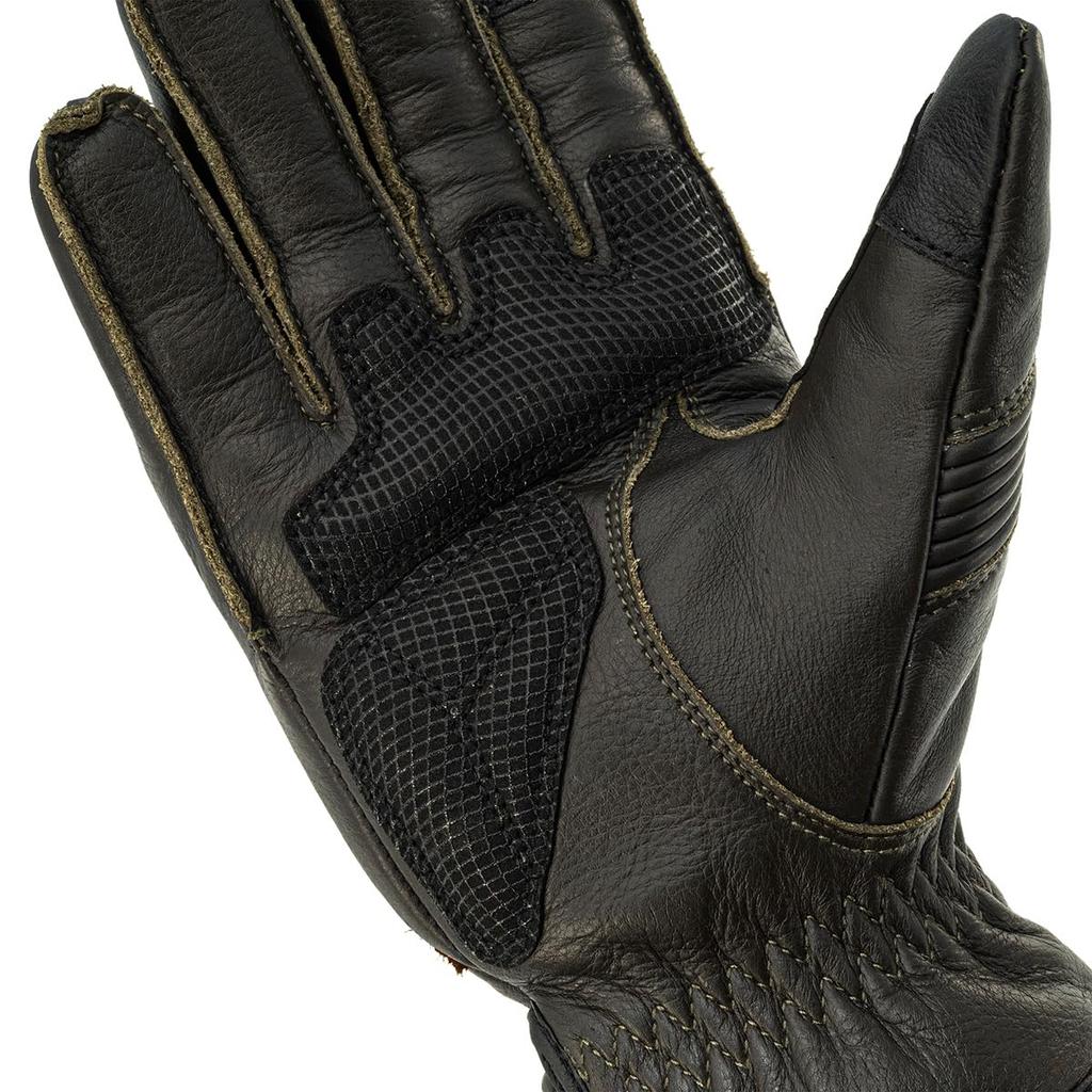 Komine Motorcycle Leather Winter Gloves Z Medium GK-849 - Series, Black,