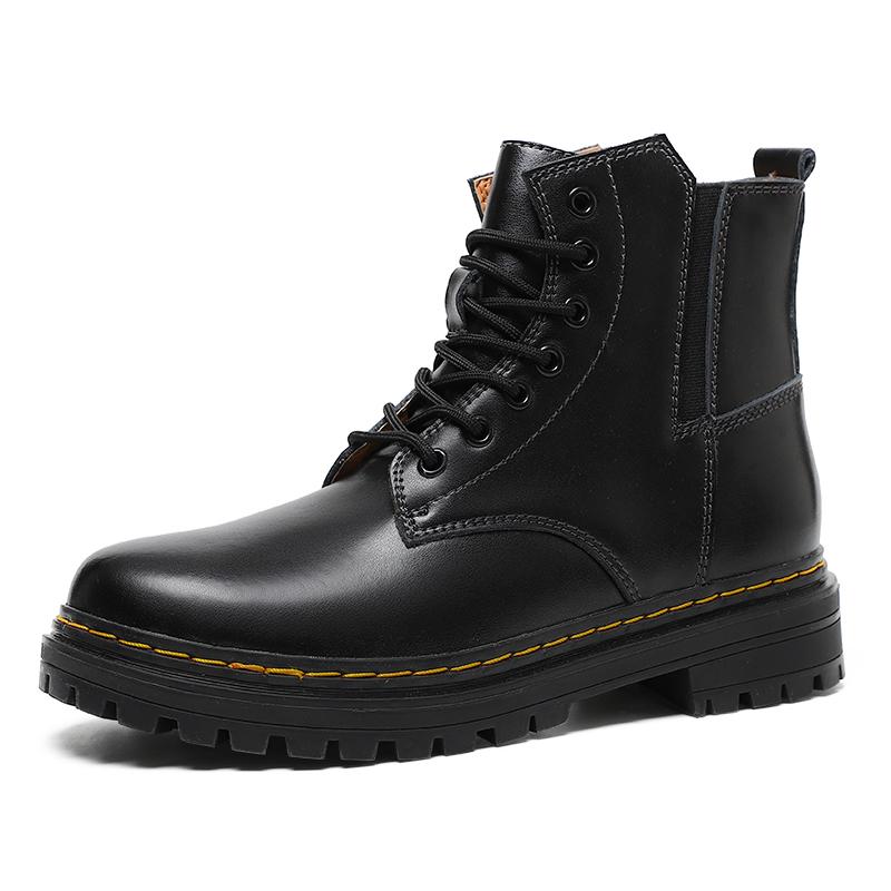 Men's New Leather Outdoor Sports Shoes Casual Shoes Business Leather Board Shoes Boots
