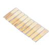 10PCS Tenor Saxophone Reeds 2.5 Strength Bb Key Reeds Replacement for Beginners and Performers 7.9x1.7x0.4cm