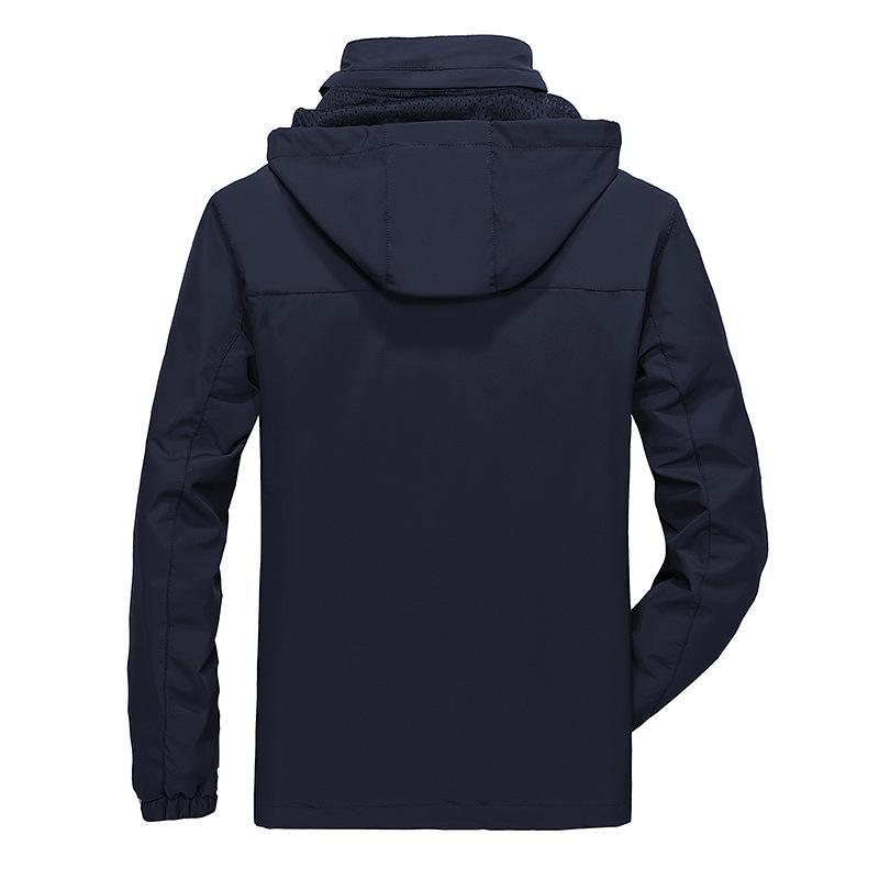 Men's Clothing Popular Spring and Autumn New Coat Men's Windbreaker Jacket Large Size Light and Thin Quick-drying Jacket