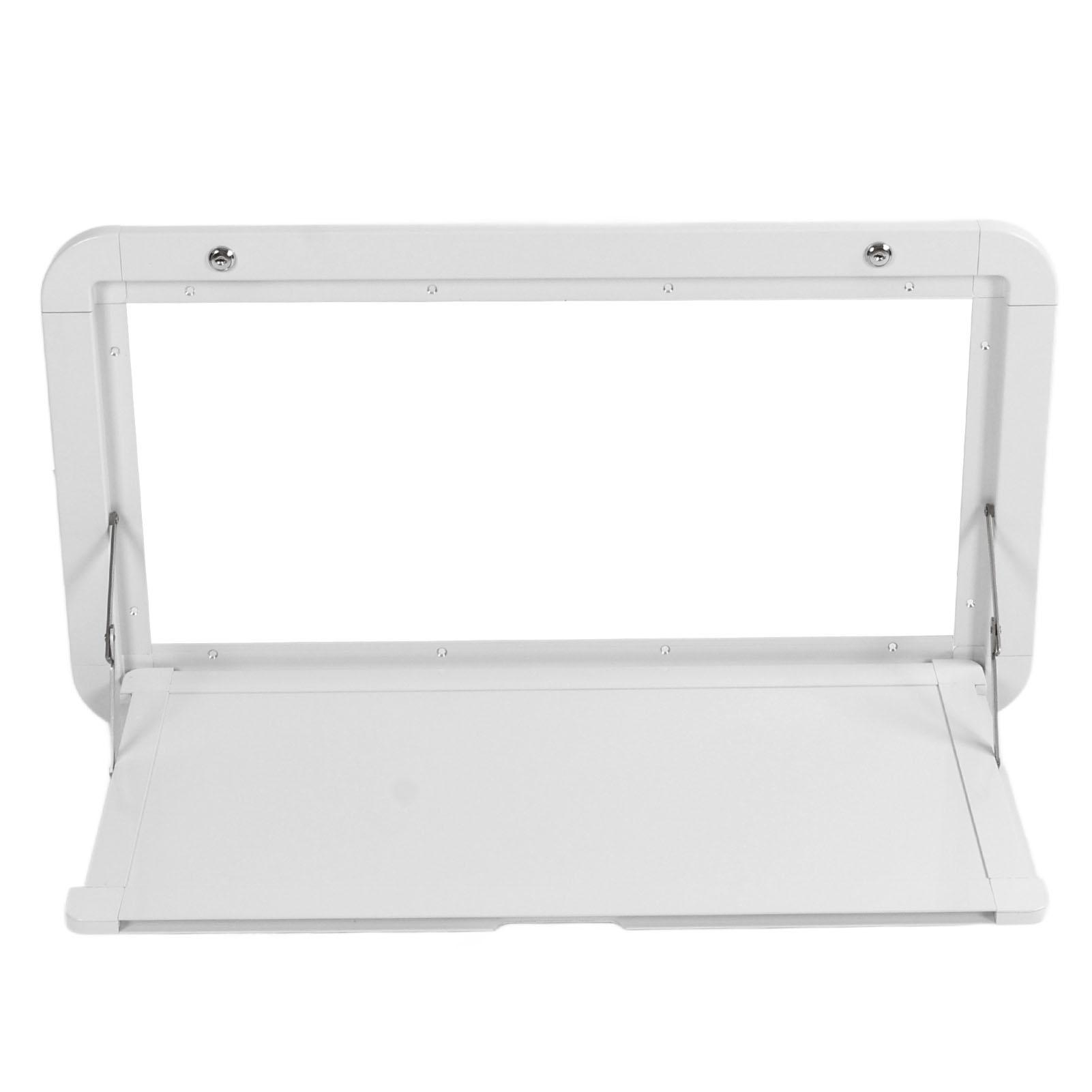 

RV External Dining Table with Lock 25KG Maximum Load Aluminum Alloy for MPV Boat Caravan White белый