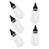 5Pcs Transparent Mixing Bottles with Measurement Scale Squeezable Paint Dispenser Fine Tip Applicator Bottle for DIY Crafting