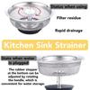Kitchen Sink Strainer Stopper Waste Plug Sink Filter Filtre Sink Strainer Filter Floor Drain Kitchen Tools