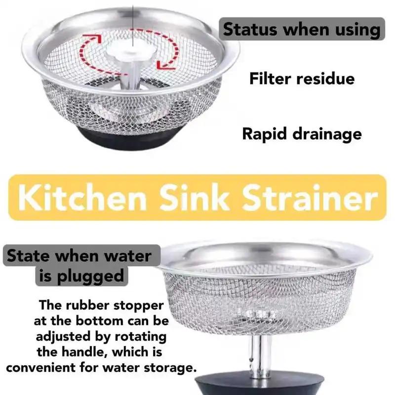 Kitchen Sink Strainer Stopper Waste Plug Sink Filter Filtre Sink Strainer Filter Floor Drain Kitchen Tools