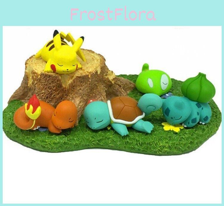 Adorable Pokemon Bulbasaur Squirtle Pikachu Figure Toy Set For Kids Gift Enthusiasts
