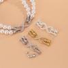 Handmade DIY S925 Silver Pearl Necklace Clasp - Single/Double Row Figure 8 Universal Connecter Accessory.