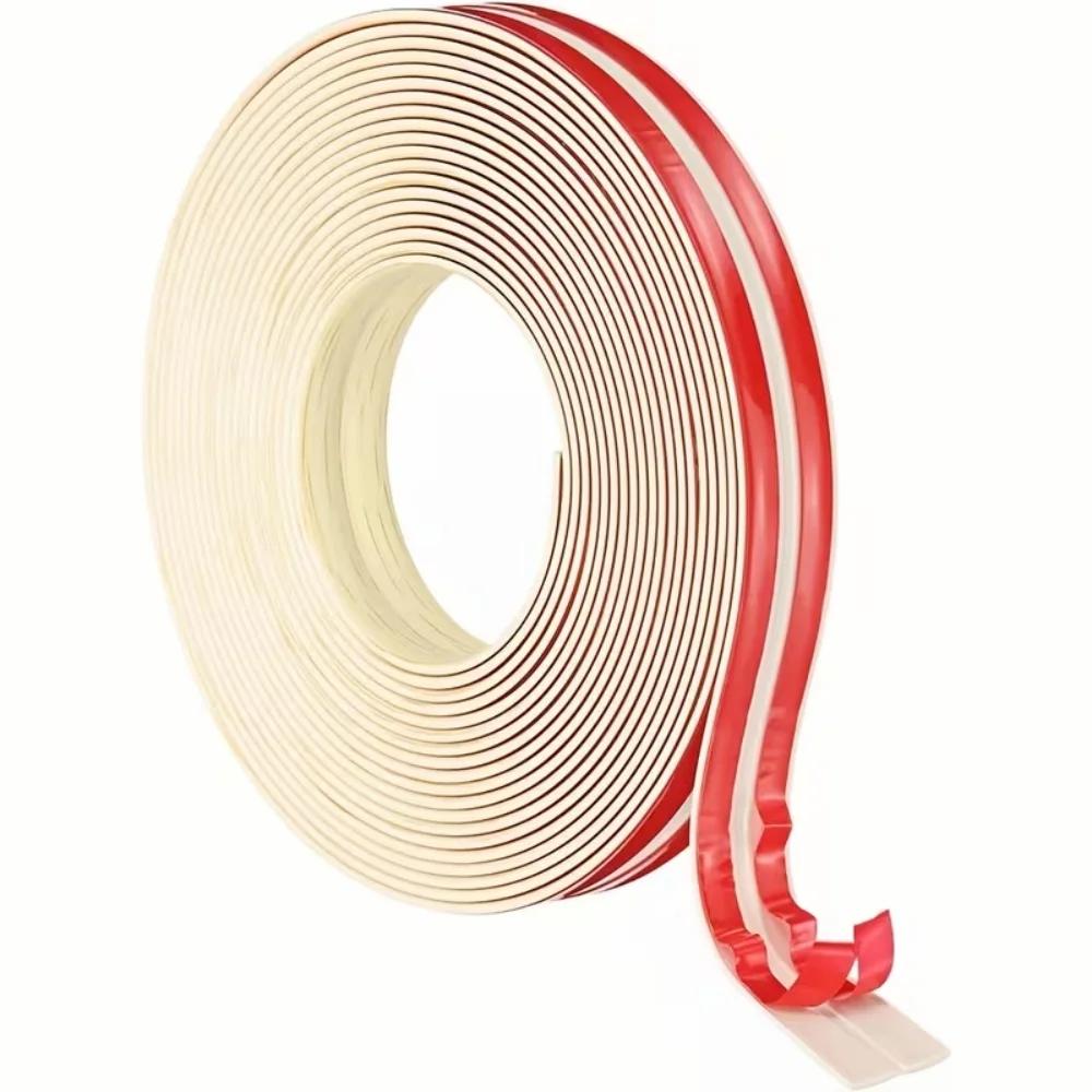 

1pc 118.11X0.79in Inside Outside Corner Trim Moulding Flexible Wall Corner Protector Self Adhesive Edge Floor Transition Strip 3mX2cm