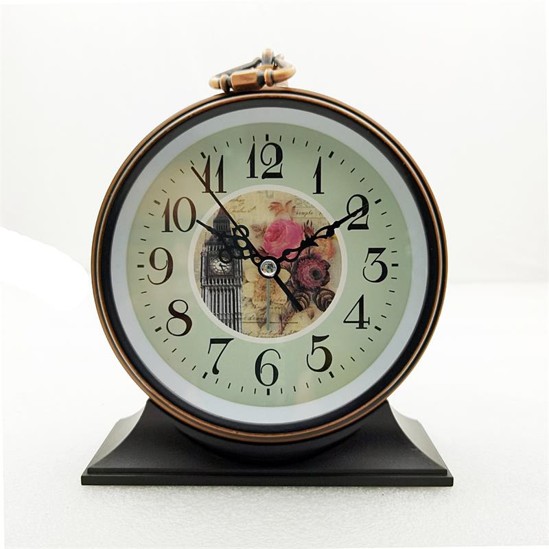 Retro Style Metal Alarm Clock Creative Students Children's Birthday Gifts Bedroom Ornaments Desk Alarm Clock