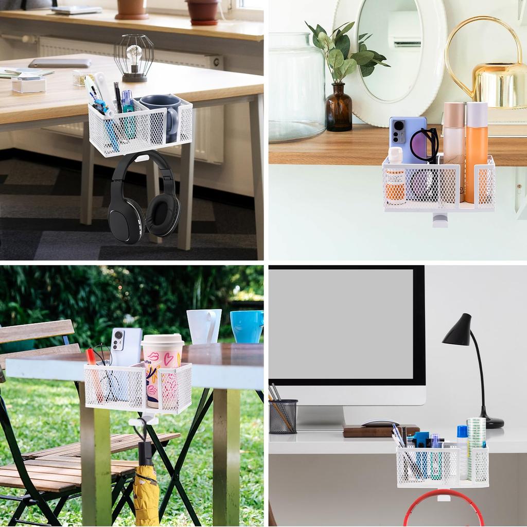 Drink Cup Holder Desk Headphone Stand Cup Holder Water Bottle Multifunctional Storage Rack Computer Desk Earphone Holder Headphone Hanger Gaming