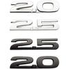 Emblemă Metalică 3D 2.0 2.5 Litere Aripă Mașină Insignă Portbagaj Spate Autocolant Pentru Mazda 3 6 Axela CX5 CX7 MX5 Accesorii Crom Negru