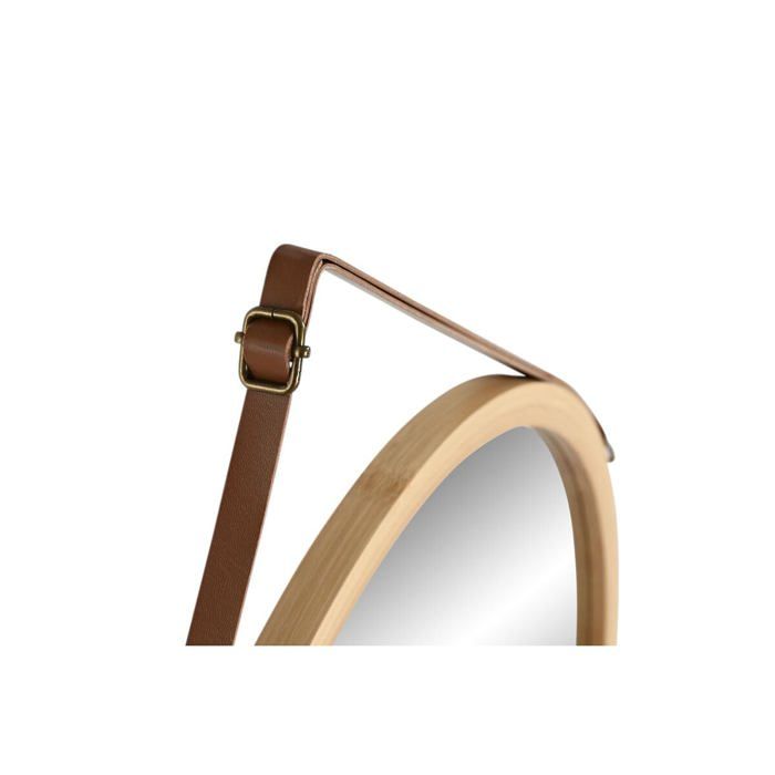 Miroir mural basique - Home ESPRIT - 45x45 cm - Multicolore - Naturel