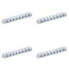 Pack of 4 Space Saving Desk Cord Organizers Plastic Texture Cable Clip Suitable for Electronics Cable Concealments