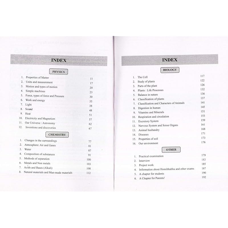 Dr. Homi Bhabha Young Scientist Examination Standard 6th (English) (New Revised, 2017)
