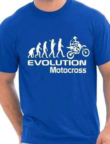 Evolution Of Motocross Motorbike Funny Adult Mens T-Shirt Birthday Gift S-XXL