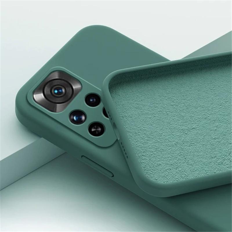 Phone Case For Xiaomi Redmi Note 12 12S 4G 5G Luxury Original Liquid Silicone Soft Back Cover For Xiaomi Poco X5 Pro 5G Shockproof Bumper Cases