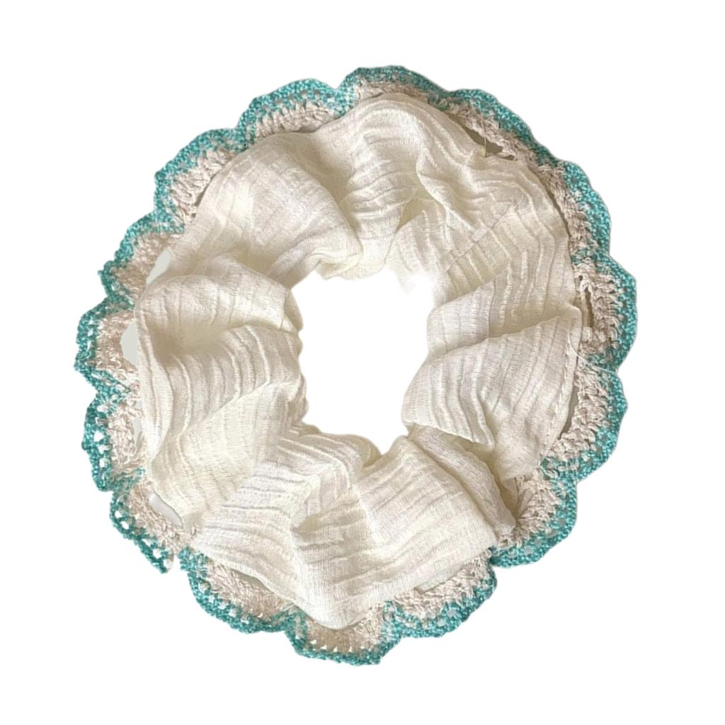 Spitzen-Haargummis für Damen Hochsteckfrisur Haar-Elastikband Haarband Ästhetisches Haargummi Haargummi mit Schleife Zopf-Haarhalter