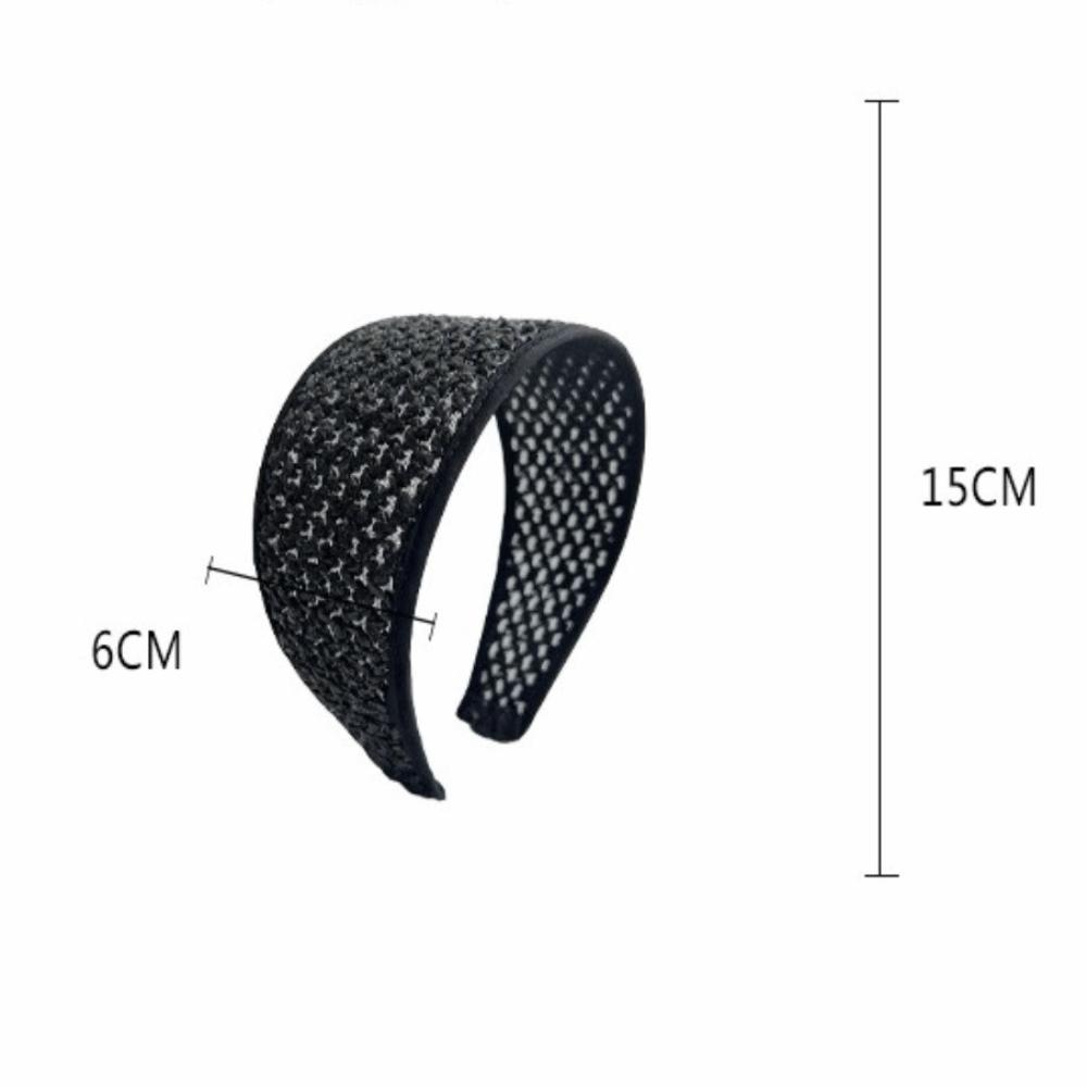Bohemian Straw Woven Headband Wide-Brimmed Braided Hair Hoop New Rattan Weaving Hairband  Women