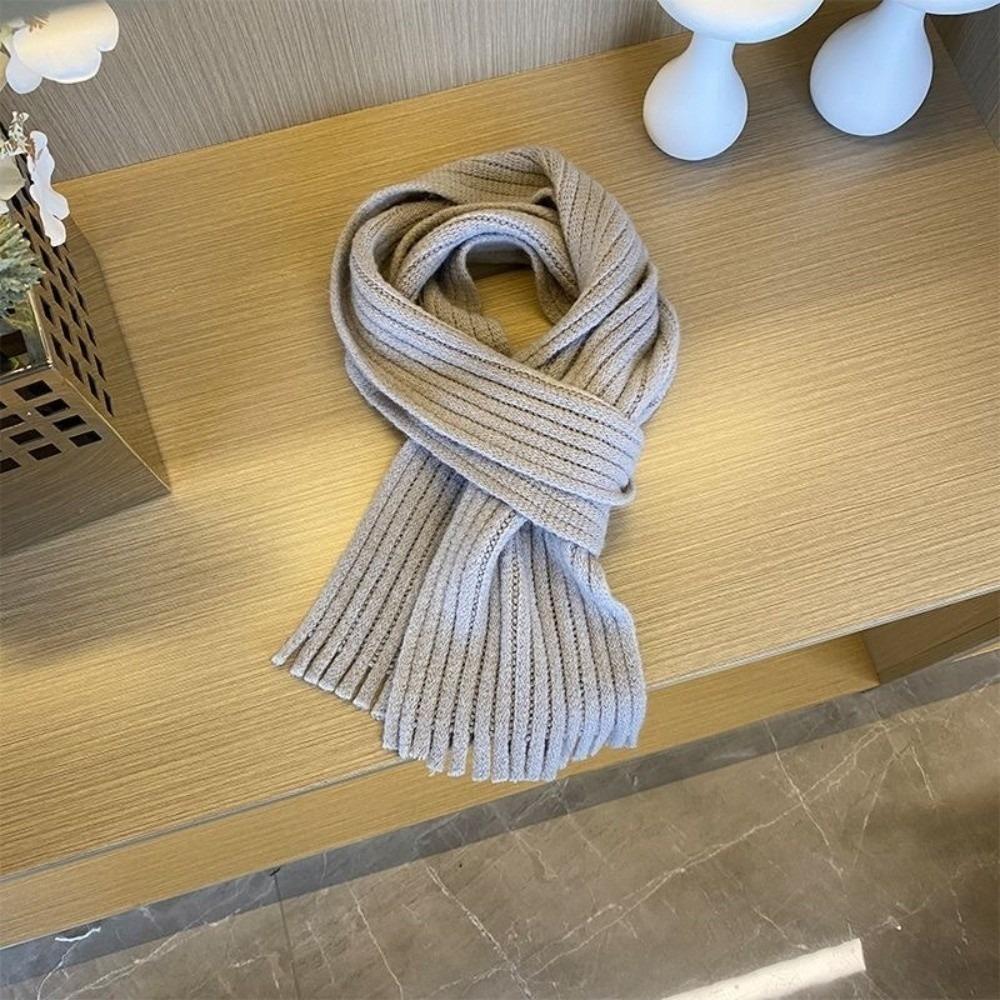 Coldproof Knitted Scarf Windproof Scarves Bib New Neckerchief  Cute