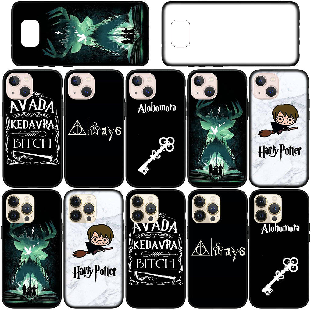 for iPhone 17 16 15 Xiaomi Poco F7 F8 X7 X6 C85 C75 C71 M8 Redmi Note 14 13 12 11 Pro Max 14C 13C A3 A4 Phone Case Wand Art Ring Harries Potters Cover