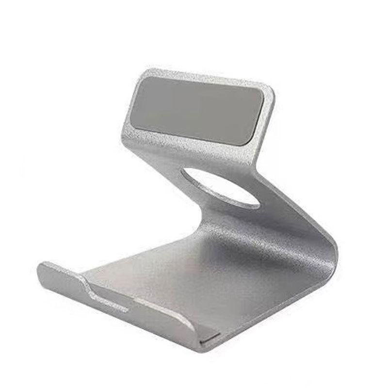 Sturdy Metal Phone & Tablet Stand: Durable, Drop-Resistant, Portable Holder with Storage