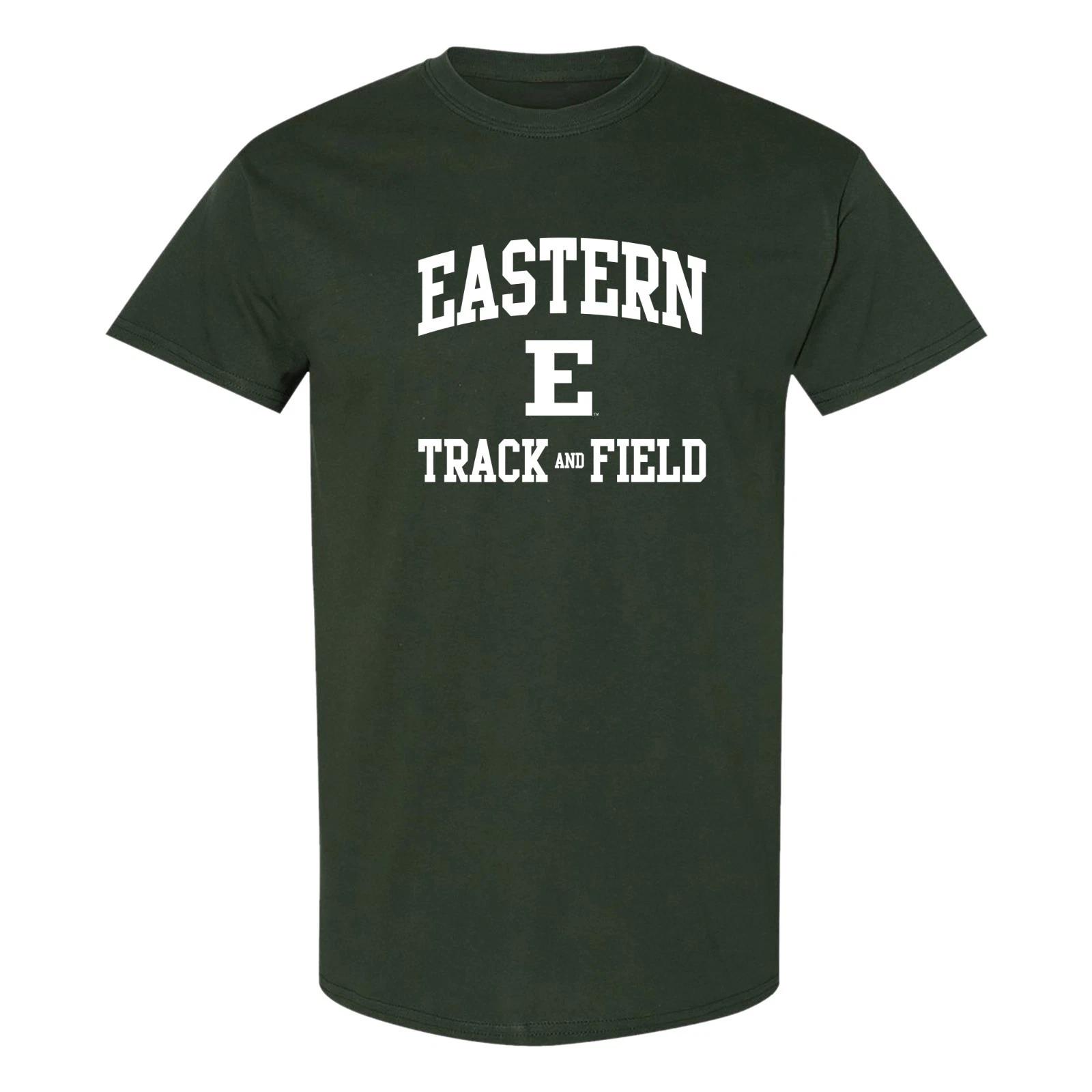 Eastern Michigan Arch Logo Track & Field T-Shirt - Forest 3XL