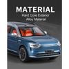 1/24 Die Cast Alloy Car Model, AITO M9, Detachable Wheels, Rubber Tires, Light Music Car, SUV, Children's Birthday Gift