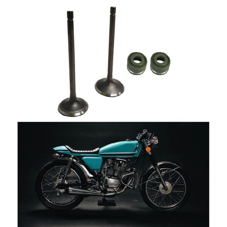 Motorcycle Engine Intake Exhaust Valves Stem Guide Oil Seal Motorbike Accessories Engine Spare Parts for CG250 250CC