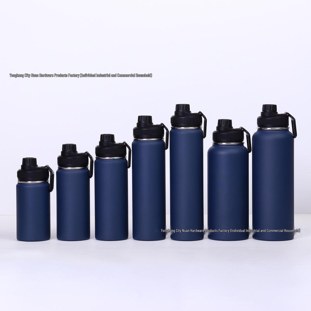 American Style 304 Stainless Steel Thermos Mug - Large Capacity Sports Water Bottle & Outdoor Kettle