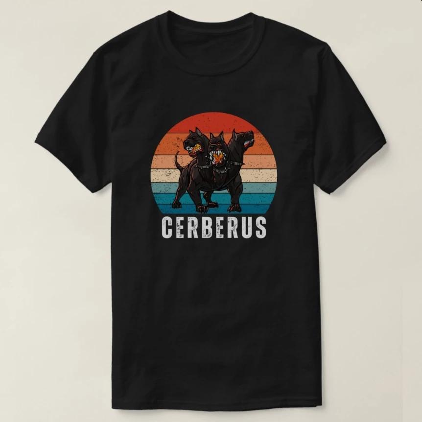 

Greek Mythology God Hades Cerberus Three Headed Dog TShirt 100 Cotton ONeck Short Sleeve Summer Casual Mens Tshirt S