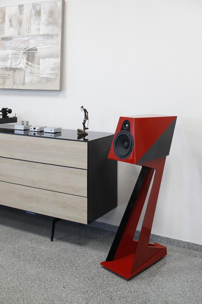 Acoustique Quality PASSION ORCA - zestaw o doskonałej konstrukcji High End, kolor red/black, Acoustique Quality