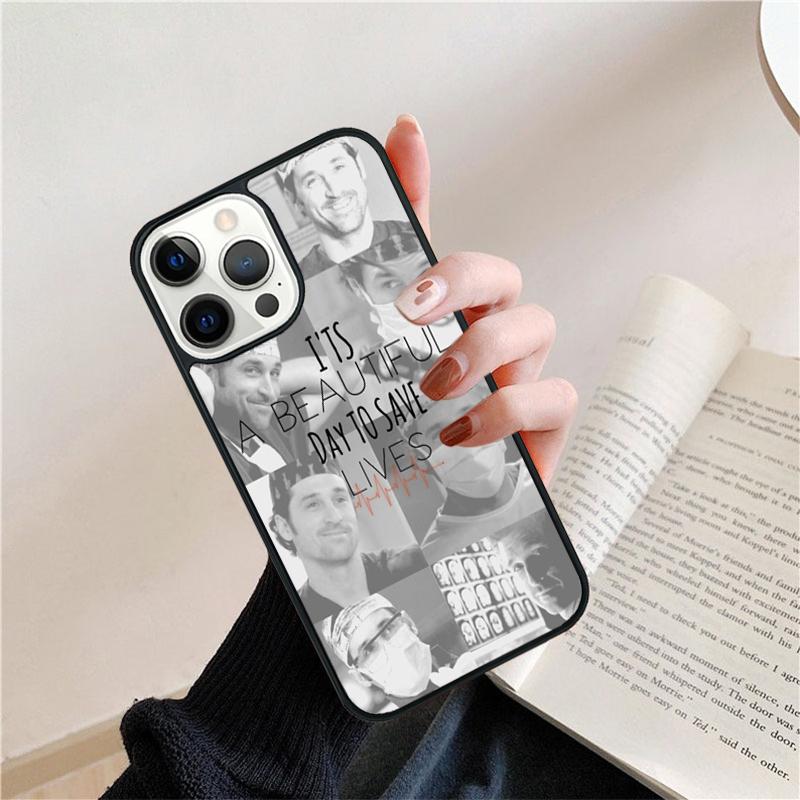 Derek Shepard Grey Anatomy Mobile Phone Cases Cover For iPhone 17 Air 16 15 14 12 13 11 Pro MAX apple Plus SE2020 Coque
