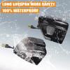 2X Für Ford S-Max 07-14 Kuga C394 08-12 C-Max 11-19 LED Dynamische Blinkerleuchte Seitenspiegel Sequentieller Blinker Kontrollleuchte