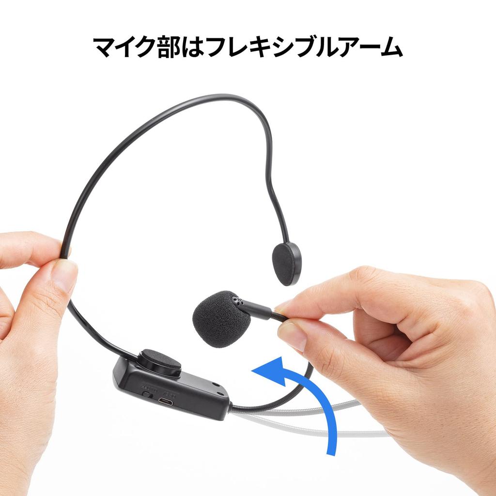 Sanwa Supply Wireless Headphone (for MM-SPAMP15) MM-SPAMP15WHM