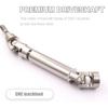 4PCS Front and Rear CVD Drive Shafts U-Joint Stainless Steel RC Driveshaft for 1/10 Traxxas Slash/Stampede/Hoss/Rustler VXL 4X4 4WD RC Car Upgrade