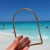Cadre Photo Double Vitrage Flottant Pour Empreinte de Pieds dans le Sable Décoration de Maison Mémorial de Voyage Affichage Photo Amateurs de Loisirs Créatifs Bricolage