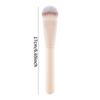 New single tongue foundation brush widened flat head non-marking liquid foundation brush does not eat powder makeup brush mask brush