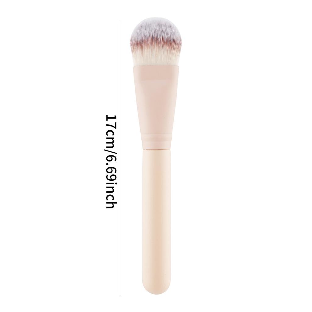 New single tongue foundation brush widened flat head non-marking liquid foundation brush does not eat powder makeup brush mask brush