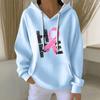 Women's Fashion Casual Christmas Angel Print Pullover Long-Sleeve Sweatshirt