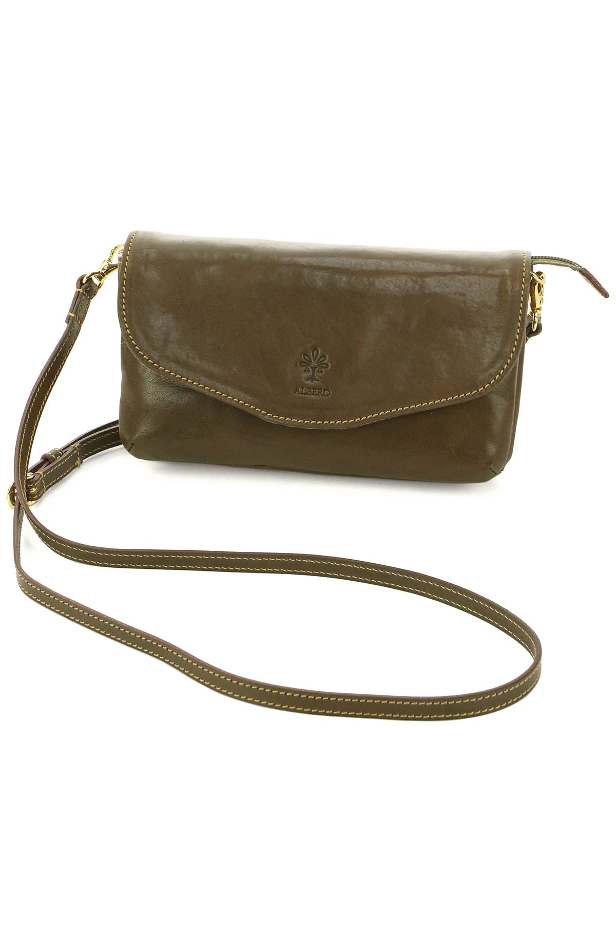 

ALBERO Wallet 2-Way Pochette, Women s, Olive, AL-3915-52