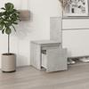 Drawer Box Concrete Grey 40.5 X 40 X 40 Cm Wood Based Material