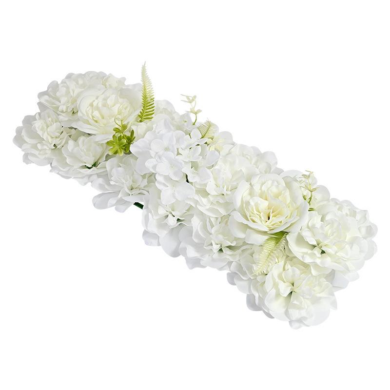 Wedding Simulation Flower Silk Flower, Decorative Fake Flower Row Hotel Flower Wall Road Lead Wedding Arch Flower Arrangement