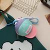 Mesh Fabric Organiser Bag With Dopamine Color Multifunctional For Small Items Storage Travel Carry Easy Cleaning