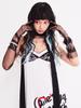 As If Cali Graffiti Coloring Slim One-Piece White