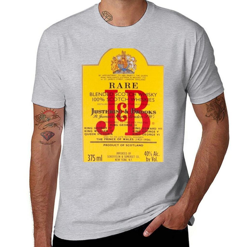 Jb Rare Scotch Whisky Blend Tshirt Tees Graphics T Shirt Black Tshirts For Men