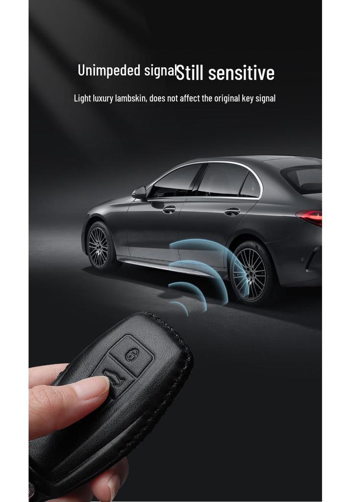 Genuine Leather Key Case for Geely Boyue, Xingyue L, Binyue ICON, Xingrui, Panda Mini - Premium Metal Shell