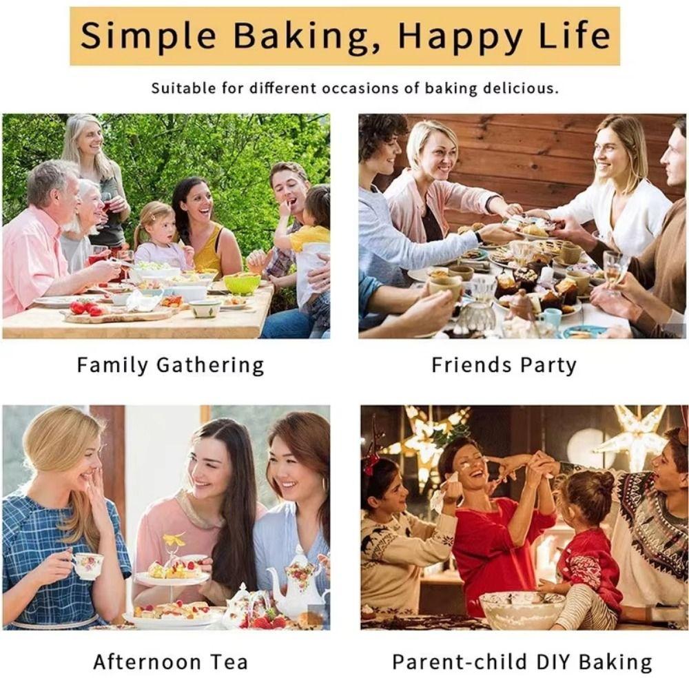 50Pcs Aluminium Zinc Zinc Alloy Tart Muffin Molds Reusable Kitchen Baking Mold  Bakery Accessories