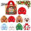Xmas Dumpling Toy Christmas Plush Squeeze Toy Steamed Bun Plushie for Stress Stuffed Relief Fidget Party Favors