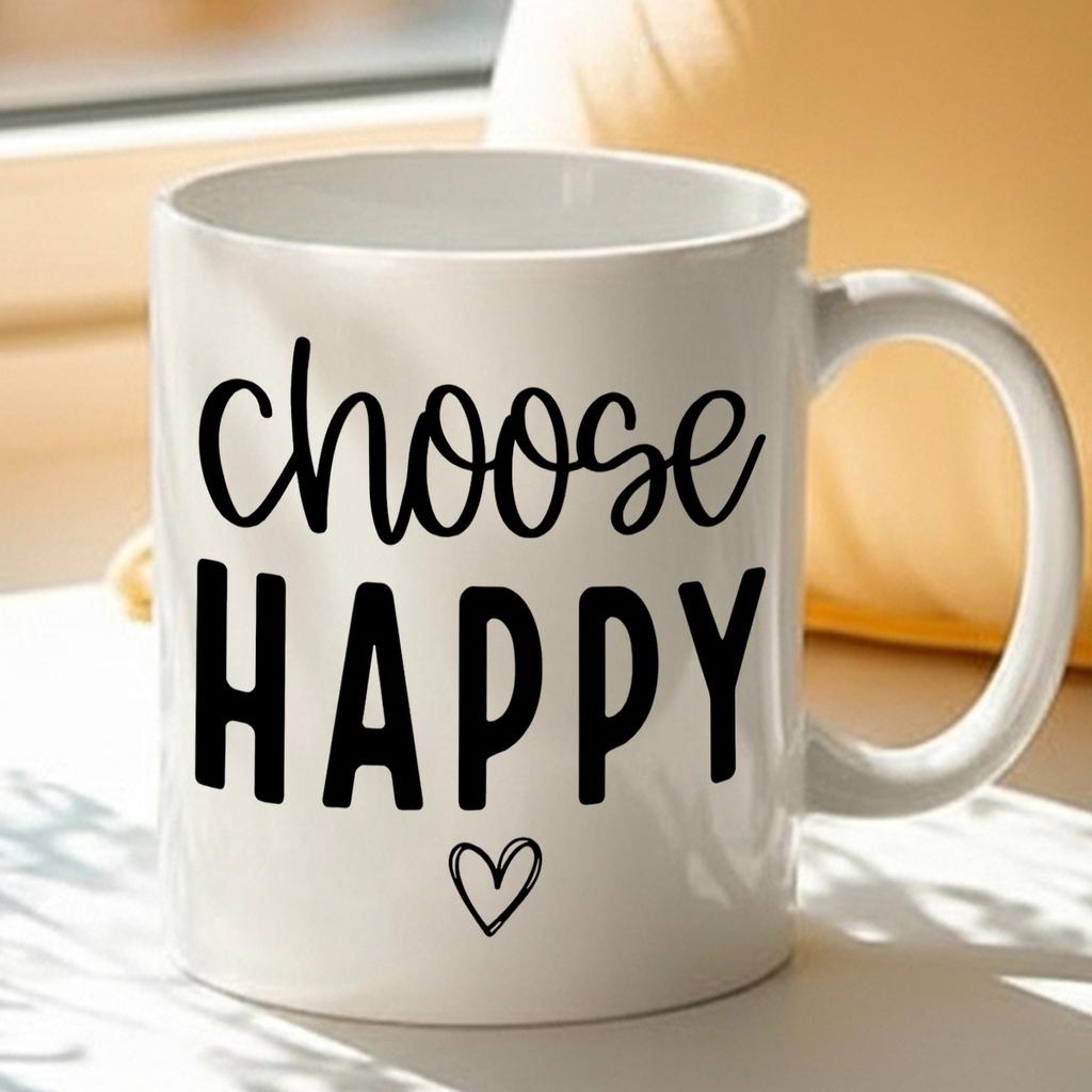 1pc, Inspirational Positive Encouragement Gift for Couples Friends Colleagues Family Coffee Mug, Minimalist Letter Print Design